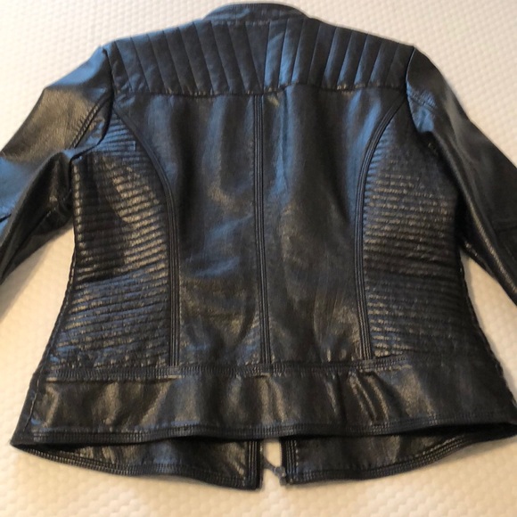 GUESS faux leather bomber jacket UEC - Picture 4 of 5